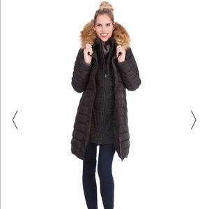 Seraphine super warm down maternity winter coat